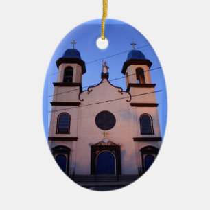 Das Denkmal des Fischers Keramik Ornament