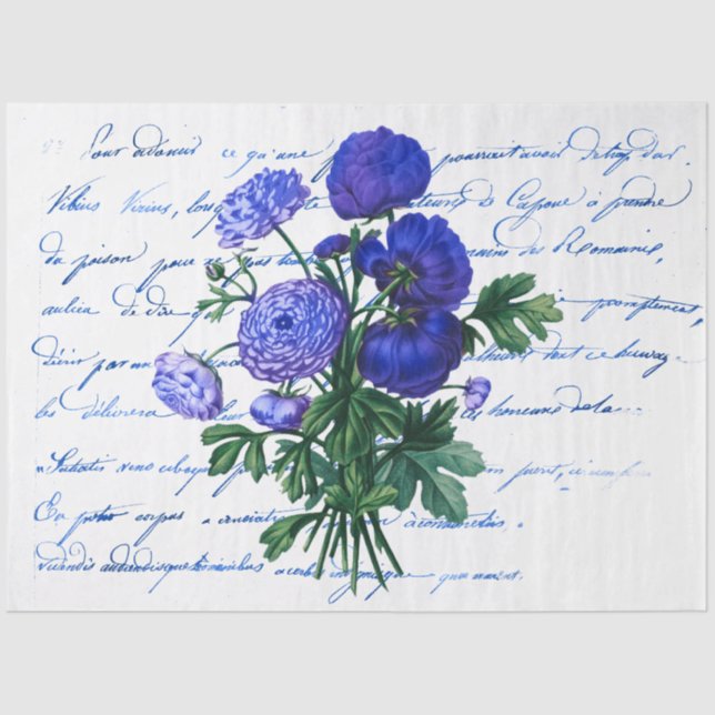 Das Design der Bouquet-Serie 106 Seidenpapier (Vorderseite)