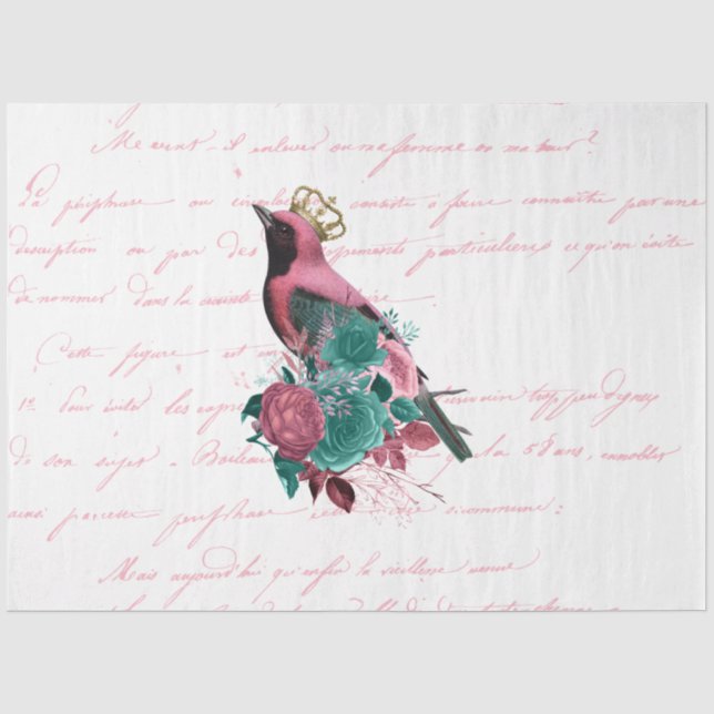 Das Design der Bouquet-Serie 114 Seidenpapier (Vorderseite)