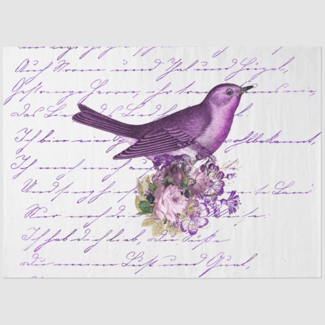 Das Design der Bouquet-Serie 127 Seidenpapier (Vorderseite)