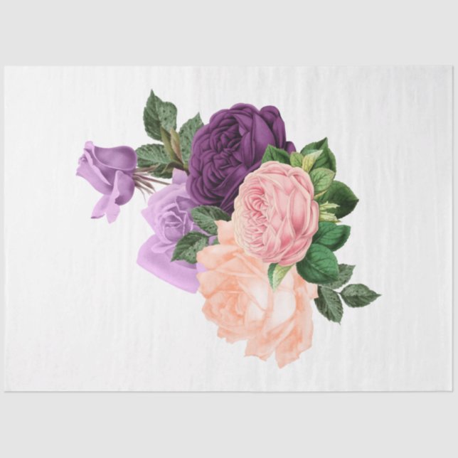 Das Design der Bouquet-Serie 173 Seidenpapier (Vorderseite)