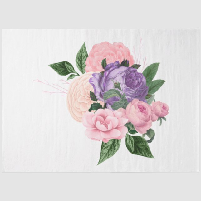 Das Design der Bouquet-Serie 174 Seidenpapier (Vorderseite)