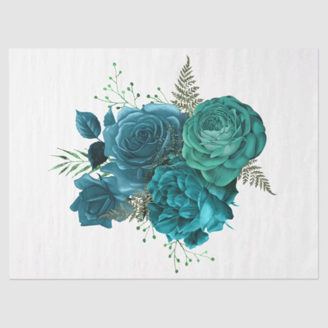 Das Design der Bouquet-Serie 51 Seidenpapier (Vorderseite)