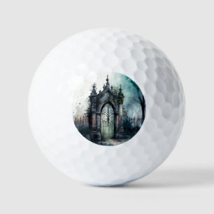 Das Design der gotischen Friedhof Gate Serie 11 Golfball