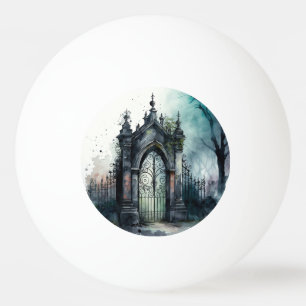 Das Design der gotischen Friedhof Gate Serie 11 Tischtennisball