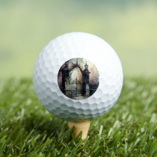 Das Design der gotischen Friedhof Gate Serie 12 Golfball