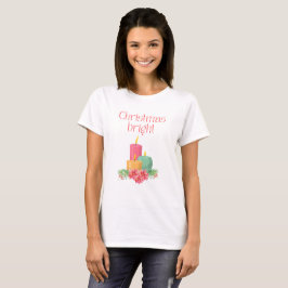 Das Design der Kerzen fängt die warme T-Shirt