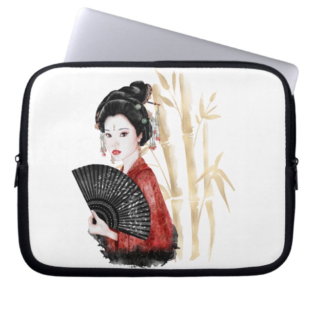 Das Design der Okinawa-Serie 39 Laptopschutzhülle (Vorderseite)