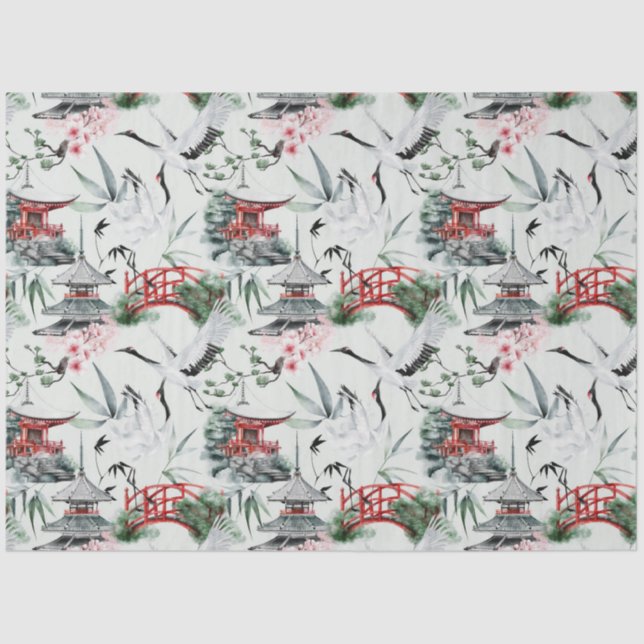 Das Design der Okinawa-Serie 7 Seidenpapier (Vorderseite)