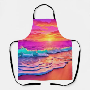 Das Design des Sonnenuntergangs Schürze