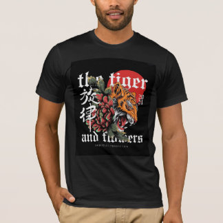Das Design von Tiger und Drachendurst T-Shirt