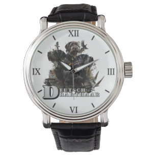 Das deutsche Drahthaar Pointer Armbanduhr