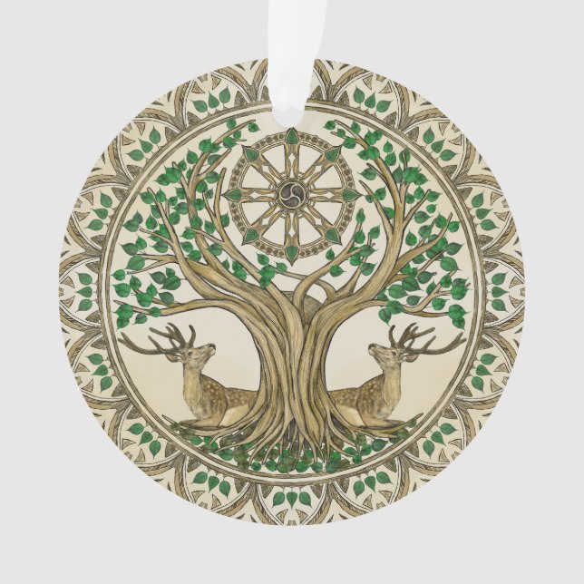 Das Dharma Wheel von Bodhi Ornament (Vorderseite)