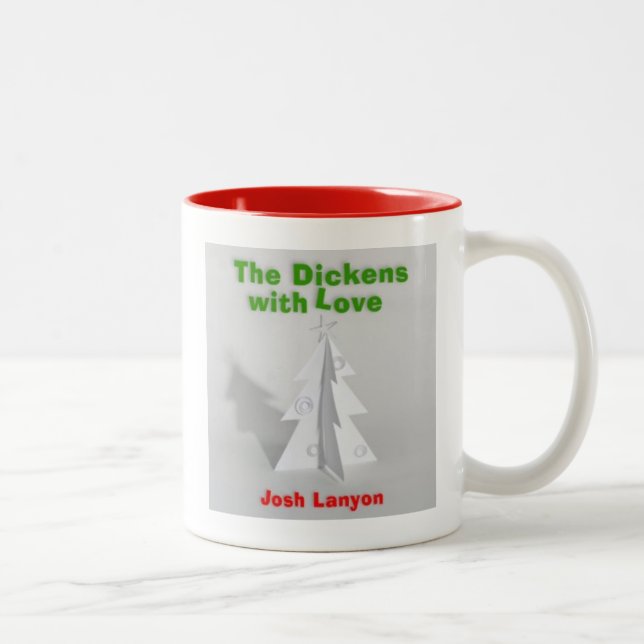 Das Dickens mit der Liebe-Tasse Zweifarbige Tasse (Rechts)