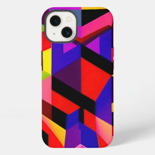 "Das digitale Mosaik: Eine hypermoderne Vision" iPhone Hülle
