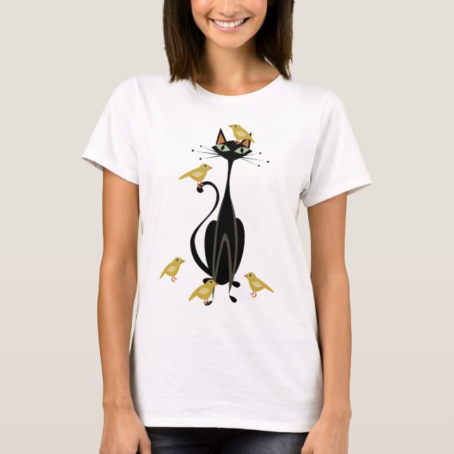 Das Dilemma der Katze / Ich bin keine Statue T-Shirt (Vorderseite)
