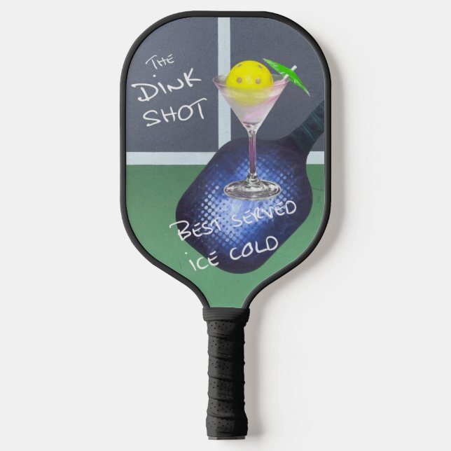 Das Dink Shot Pickleball Spaß Paddle (Vorderseite)