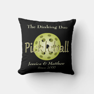 Das Dinking-Duo-Paar Pickleball Ball Kissen