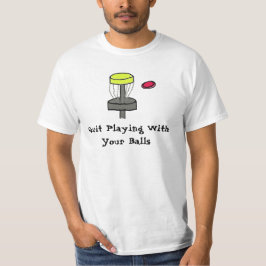 Das #DiscGolf beendigte, mit Ihrem Ball-Shirt zu T-Shirt