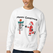 Das Discgolf hässliche Weihnachtssweatshirt