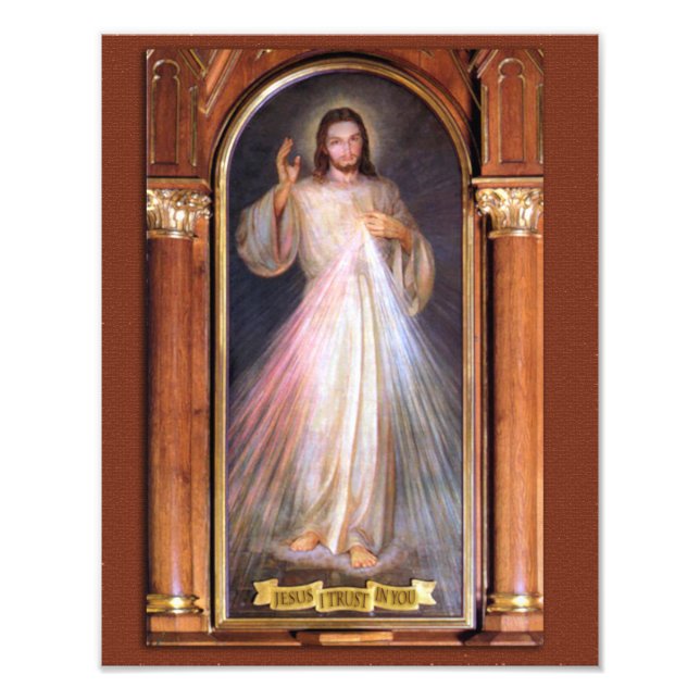 DAS DIVINE MERCY DEVOTIONAL IMAGE (ORIGINAL) FOTODRUCK (Vorne)