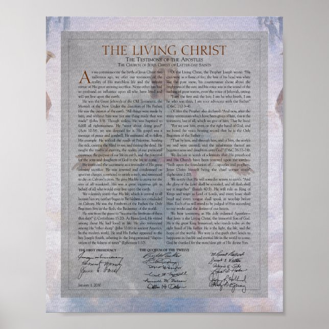 Das Dokument der Zeichnungsreihe "The Living Chris Poster (Vorne)