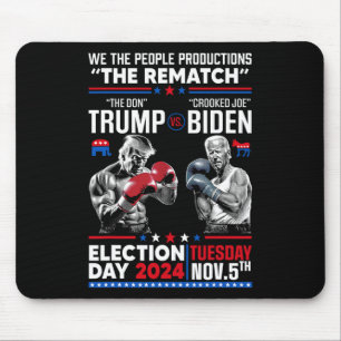 Das Don und Crooked Joe Biden - Pro Trump Mousepad