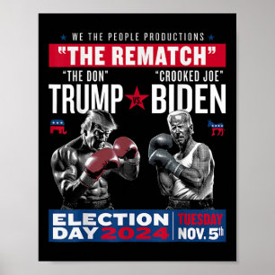 Das Don und Crooked Joe Biden - Pro Trump Poster