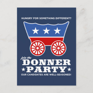 Das Donner-Party - hungrig nach etwas anderem? Postkarte