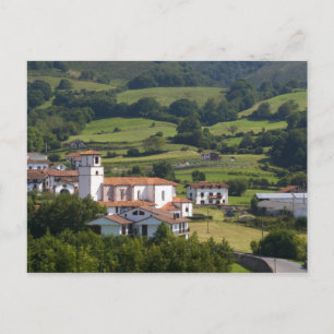 Das Dorf Amaiur im Baztan Tal von Postkarte