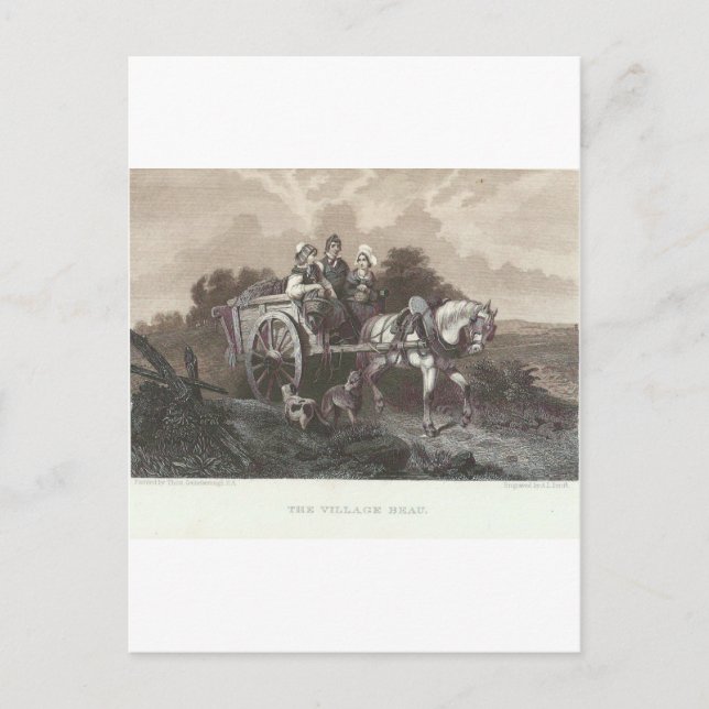 Das Dorfbeau Postkarte (Vorderseite)