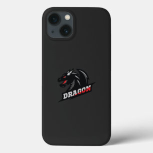 das Drachenlogo auf schwarzem Hintergrund Case-Mate iPhone Hülle
