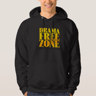 Das Drama-Freihafengebiethoodie-Schwarze Hoodie