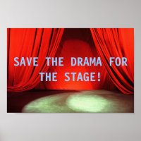 DAS DRAMA FÜR DAS BÜHNE-Plakat gerettet