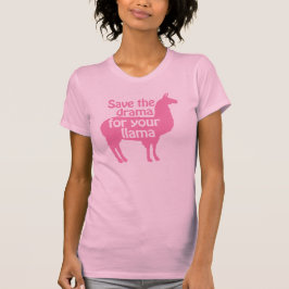 Das Drama für Ihr Llama-Shirt gerettet T-Shirt