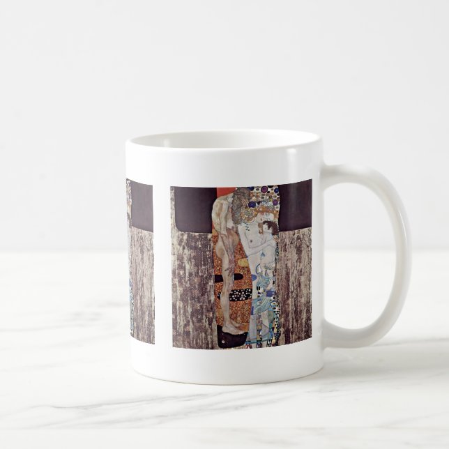 Das drei Alter der Frau durch Klimt Gustav Kaffeetasse (Rechts)