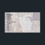 Das drei Alter der Frau durch Klimt Gustav Visitenkarte<br><div class="desc">Das drei Alter der Frau durch Klimt Gustav
Das drei Alter von Womanis eine Arbeit des berühmten Künstlers,  Klimt Gustav. Gezeichnet gegen 1905 unter Verwendung des Öls auf Leinwand-Technik und sitzt jetzt am Galleria Nazionale D'Arte Moderna.  
 
 Besichtigen Sie unseren Speicher,  Zazzle.Com/Artcollection für mehr Kunst-Meisterwerke Frans Hals.</div>