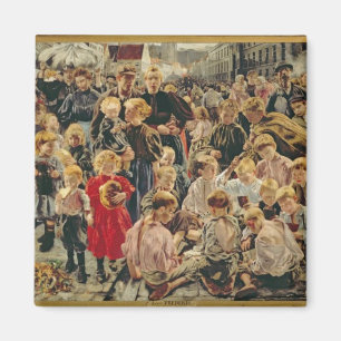 Das drei Alter eines Arbeiters, 1895 Magnet