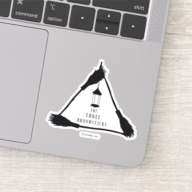 DAS DREI BROOMSTICKS™-Logo Aufkleber (Detail)