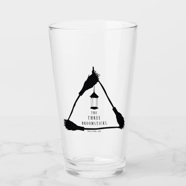 DAS DREI BROOMSTICKS™-Logo Glas (Vorderseite)