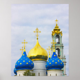 Das Dreifaltigkeitskloster Sergiev, Sergiev-Posad Poster