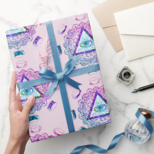 Das dritte Auge sieht den Augapfel-Cup Geschenkpapier