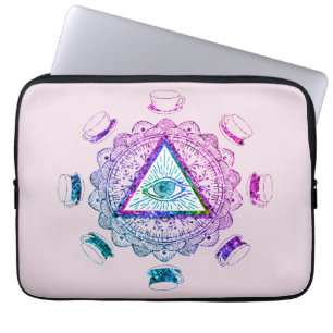 Das dritte Auge sieht den Augapfel-Cup Laptopschutzhülle