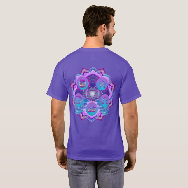 Das dritte Eye-Chakra-Symbol oder die Illusion T-Shirt (Schwarz voll)