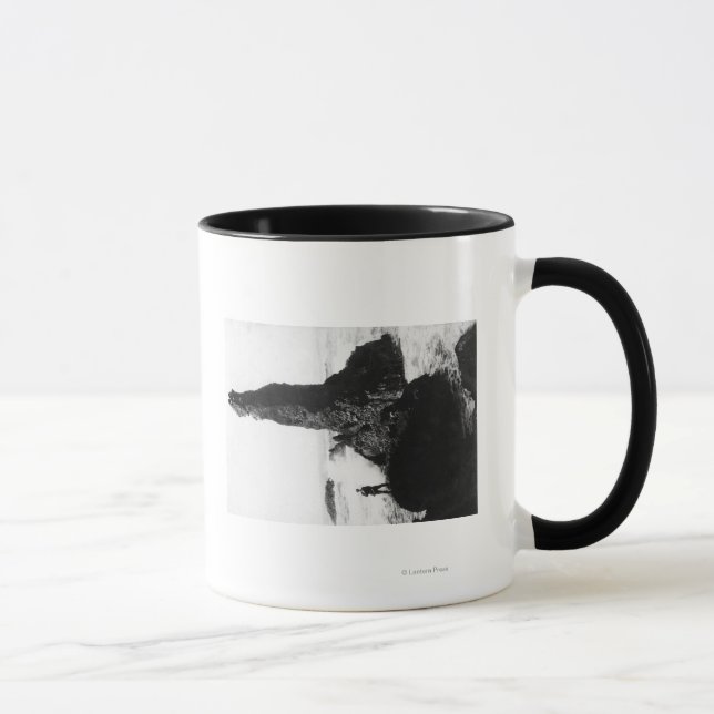 Das Duchess Rock in Newport, Oregon Tasse (Rechts)