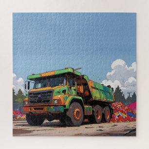 Das Dumping der Steine - Big-Rig Haul Truck
