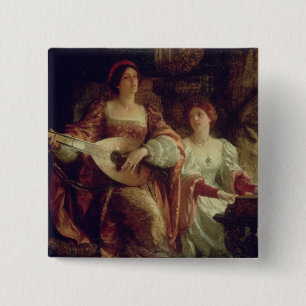 Das Duo (Öl auf Leinwand) Button