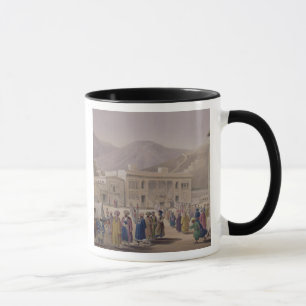 Das Durbar-Khaneh von Shah Shoojah-Ool-Moolk, an Tasse