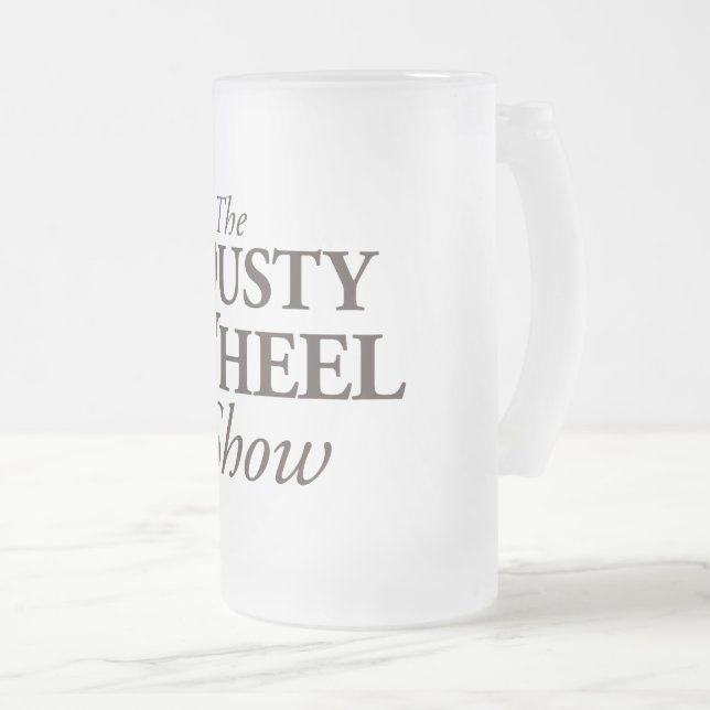 Das Dusty Wheel: Tasse des Mattierten Titels (VorderseiteRechts)