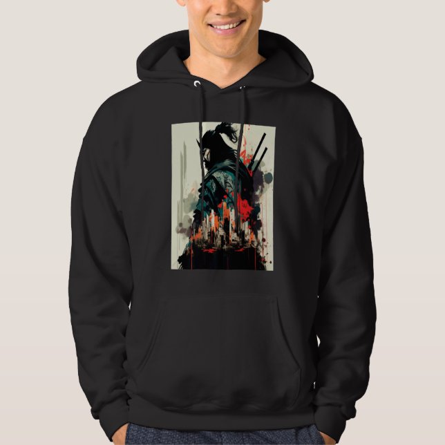 Das Echo des Kriegers Hoodie (Vorderseite)